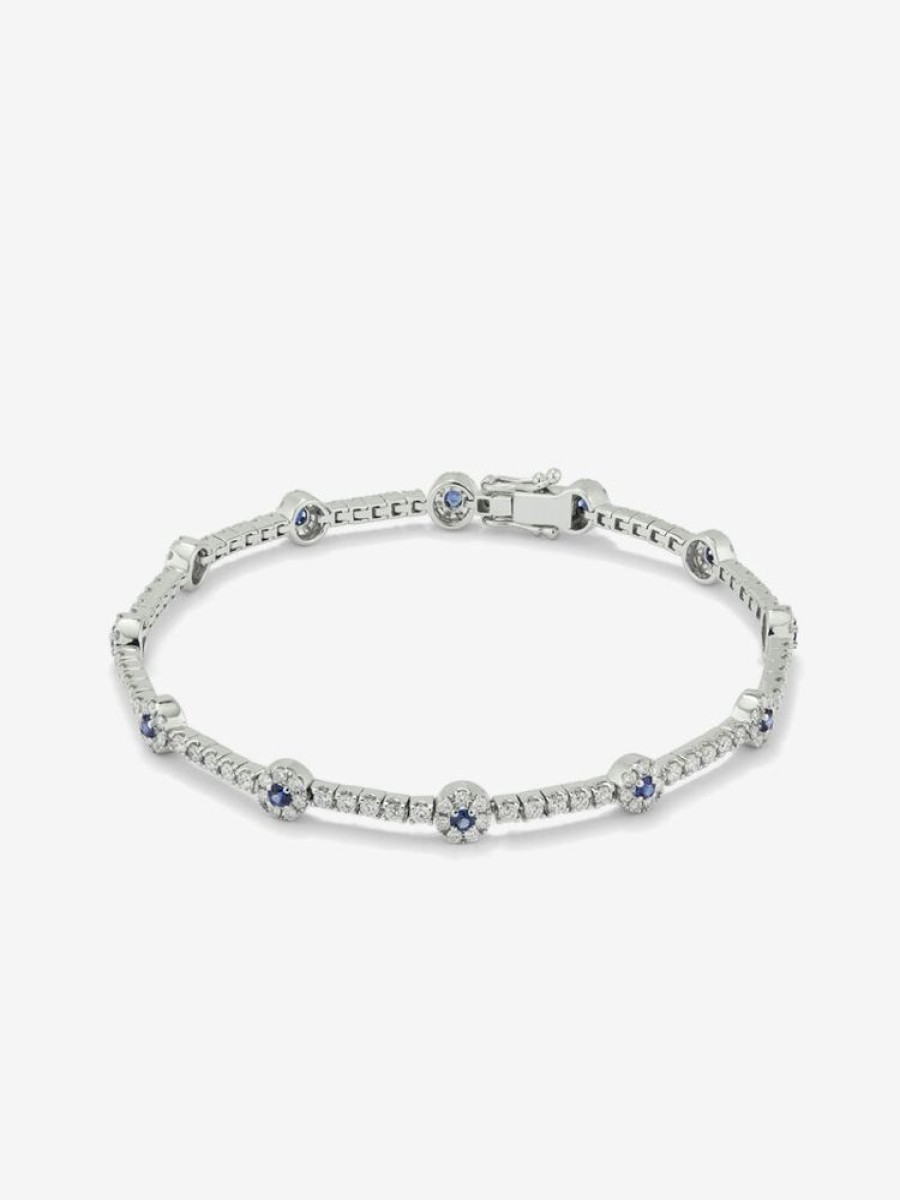 Joyeria Joyería Suárez Pulseras De Oro | Pulsera De Cosette De Oro Blanco Con Diamante